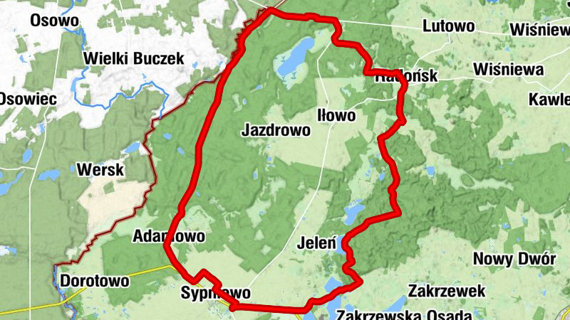 powiat sępoleński - Dwanaście Apostołów - Radońsk - Sypniewo