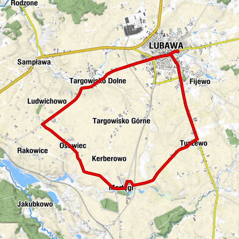 Kościół pw. Świętego Jana Chrzciciela i Świętego Michała Archanioła - Lubawa - Pod Targowisko Dolne - Targowisko Dolne