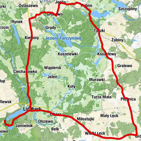 Lidzbark-Nadleśnictwo - Kościół pw. Świętego Wojciecha Biskupa Męczennika - Kościół pw. Świętej Barbary - Kościół pw. Świętego Wawrzyńca
