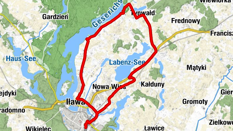 Iława Główna - Iława - Rudzienice - Kościół pw. Świętego Andrzeja Boboli