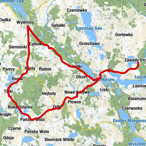 Zawady Ełckie - Kościół pw. Trójcy Przenajświętszej - Kościół pw. Matki Bożej Gietrzwałdzkiej - Kaplica parafialna