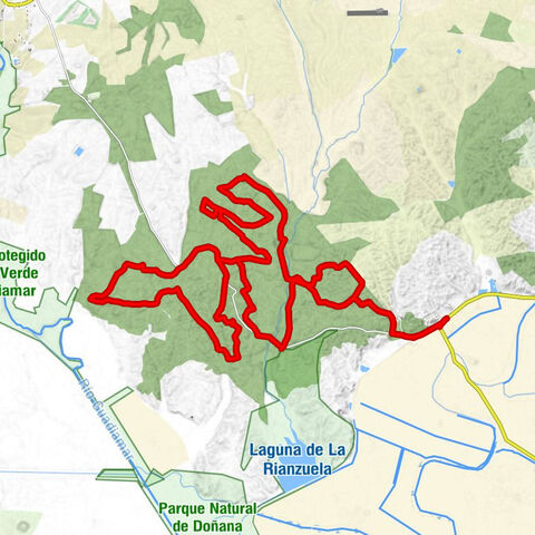 Venta del Cruce - Poblado de Colinas - Cerro de la Cella - Loma de los Socios