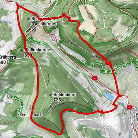Vom Heldenberg aufs Kalte Feld