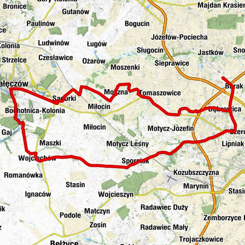 Zajazd pod Złotym Lwem - Kaplica - Wzgórze Kościelne - Kaplica Podwyższenia Krzyża Świętego.