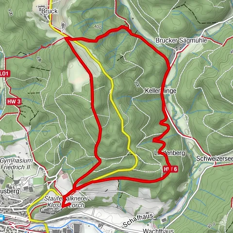 Durch das Schweizerbachtal zu herrlichen Ausblicken und den Mammutbäumen