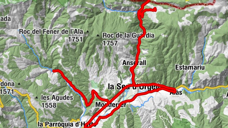 La Era del Julià - la Seu d'Urgell - Mare de Déu de la Trobada - Mare de Déu del Remei