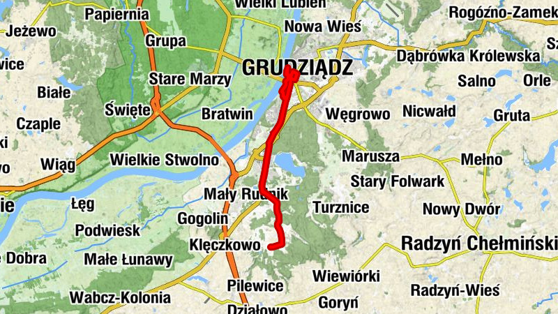 Wałdowo Szlacheckie - Ułańska - Amuza Bistro & Sala Bankietowa - Kościół pw. Podwyższenia Krzyża Świętego