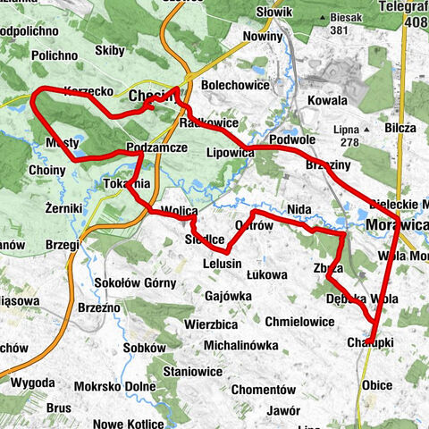 Chałupki - Kościół pw. Matki Bożej Częstochowskiej w Dębskiej Woli - Kościół pw. Świętego Maksymiliana Marii Kolbego w Wolicy - Zamkowa