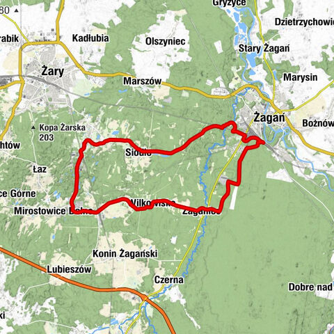 Żagań - Żaganiec - Kościół pw. Świętego Stanisława Kostki