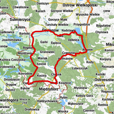 Uciechów - Kościół pw. świętego Michała Archanioła - Kościół pw. Najświętszego Serca Pana Jezusa - Kościół Ewangelicki