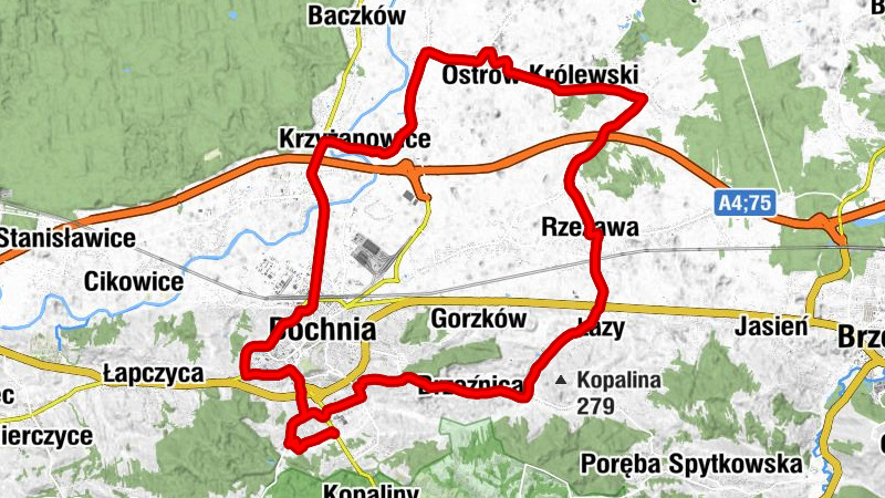 Dołuszyce - Kościół pw. Świętego Stanisława Biskupa i Męczennika - Kościół pw. Trójcy Przenajświętszej i Świętego Leopolda w Rzezawie - Kościół św. Andrzeja Boboli w Gawłowie