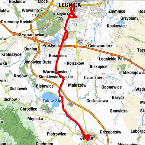 Jawor - Kościół pw. Świętego Brata Alberta - Kościół pw. Marii Panny - Kościół pw. Świętej Barbary
