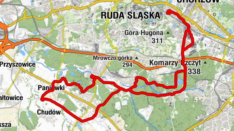 Ruda Śląska - Kościół pw. Świętych Apostołów Piotra i Pawła - Kościół św. Antoniego Padewskiego - Łysa Góra