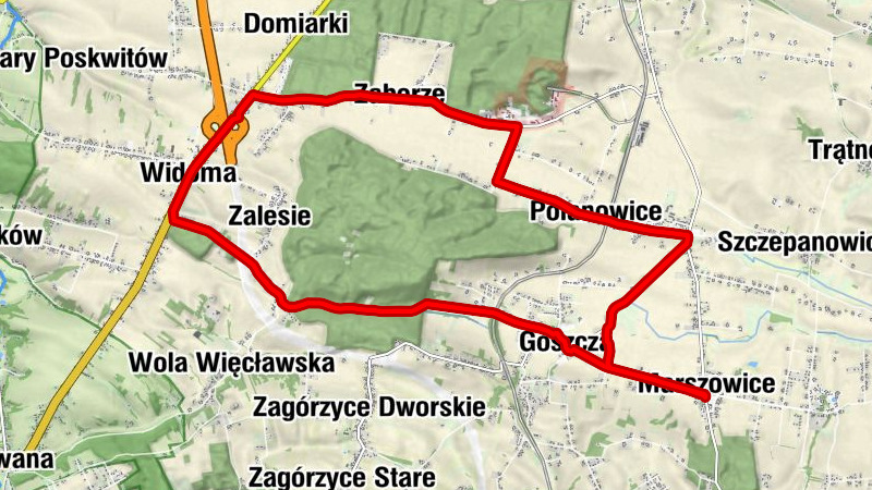 Stara Wieś - Kościół pw. Świętego Wawrzyńca w Goszczy - Kościół pw. Świętych Apostołów Piotra i Pawła - Marszowice