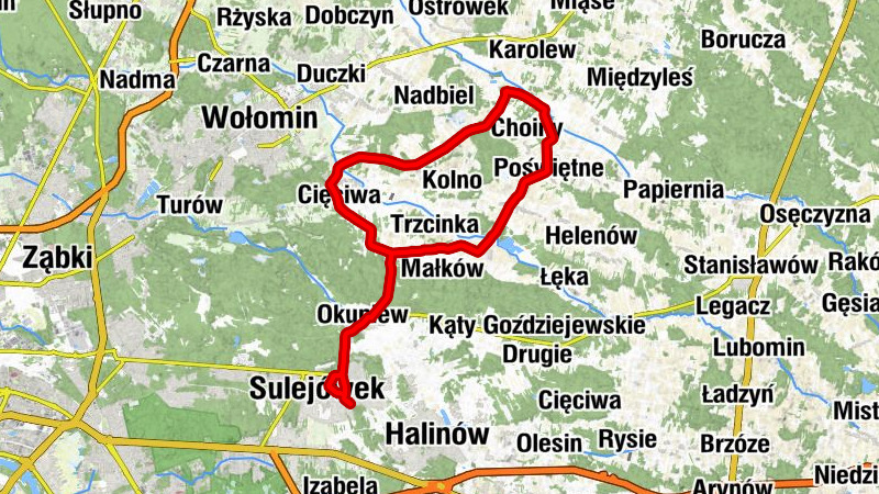 Sulejówek Miłosna - Sulejówek - Restauracja Eden - Kościół pw. Najświętszej Maryi Panny Królowej Różańca Świętego