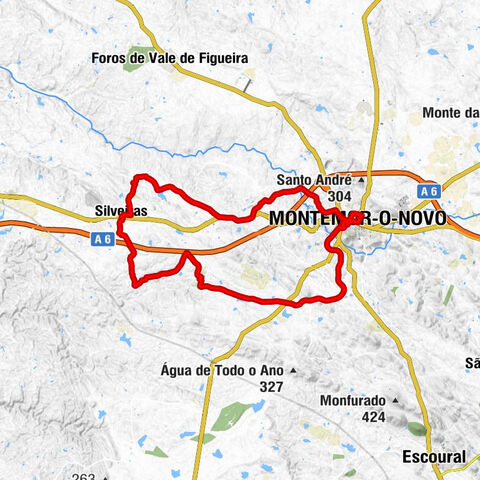 Montemor-o-Novo - Ferro da Agulha - Silveiras - Capela de São Lázaro