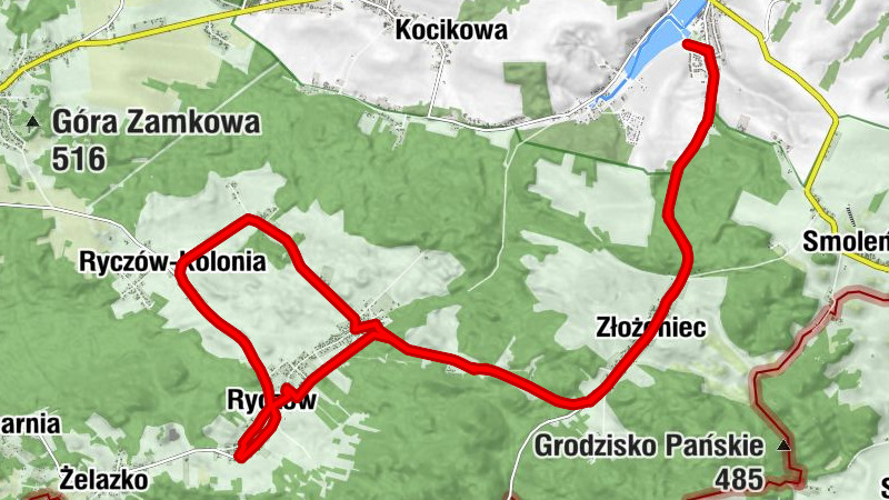 powiat zawierciański - Wiesławów - Złożeniec - Kaplica pw. Najświętszej Maryi Panny Królowej Polski