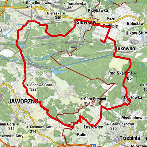 Skotnica - Kościół pw. Świętego Józefa Rzemieślnika - Kościół pw. Matki Boskiej Częstochowskiej w Sławkowie - Podlipie