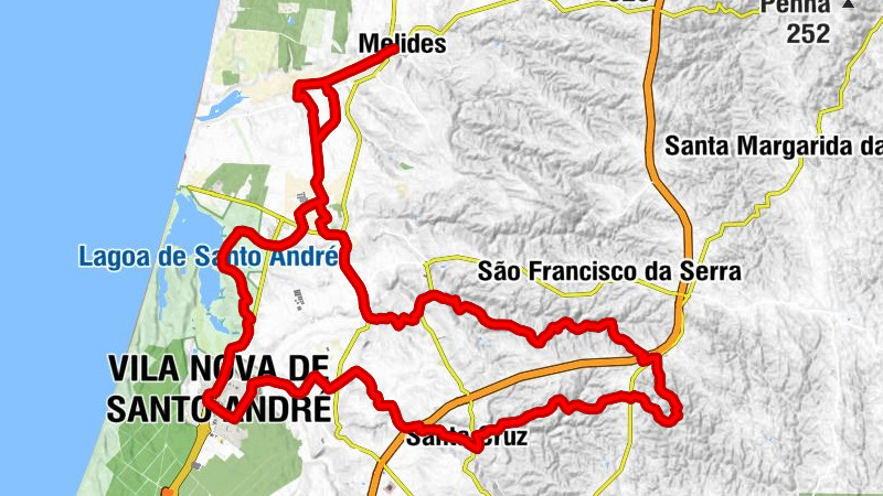 Melides - Vila Nova de Santo André - Giz - Santa Cruz