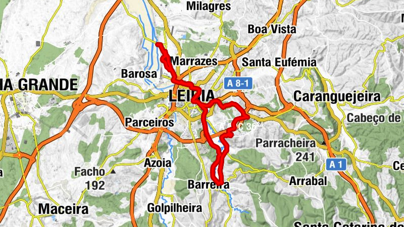 Urbanização Charneca do Bailadouro - Casa da Nora - Igreja do Espírito Santo - Leiria, Pousos, Barreira e Cortes
