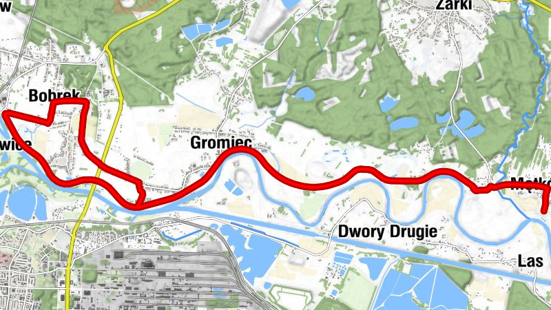 Mętków - Przedłęzie - Bębenki - Oświęcim