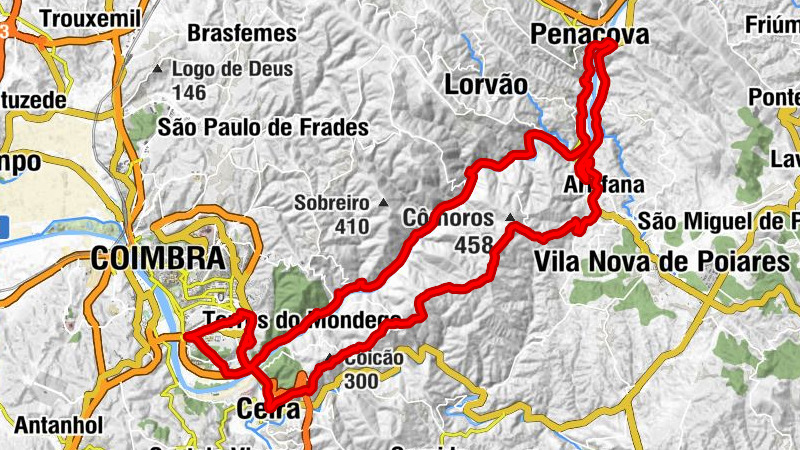 Portela do Mondego - Mariazinha - Coicão - Vila Franca