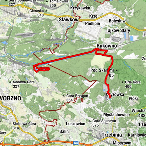 Bukowno - Kościół pw. Świętego Andrzeja Boboli - Centrum Południe