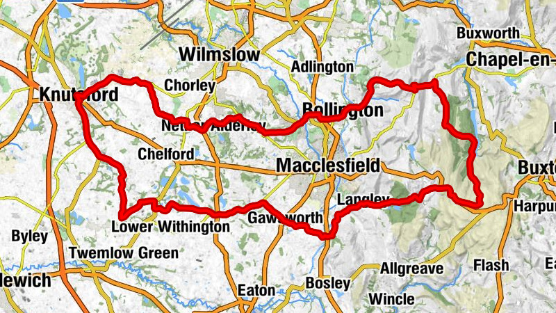 Knutsford - Great Warford Baptist Chapel - Alderley Edge - St Oswald