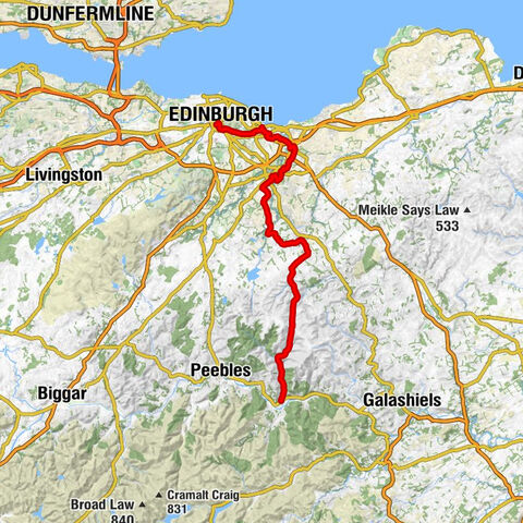 Innerleithen - Cockpen and Carrington Parish Church - St John's Whitecraig - St Columba's by the Castle