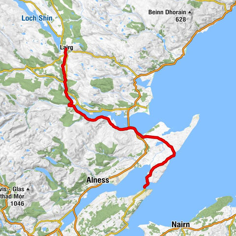 Cromarty - Nigg - Tain - Lairg