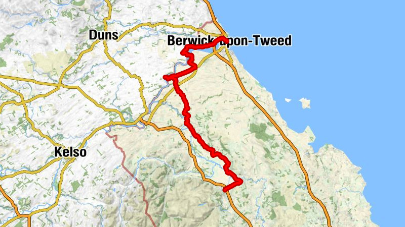 Wooler - Doddington - Berwick-upon-Tweed