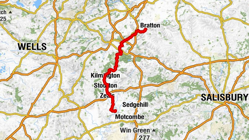 Westbury - Chalford - St Mary - Gillingham