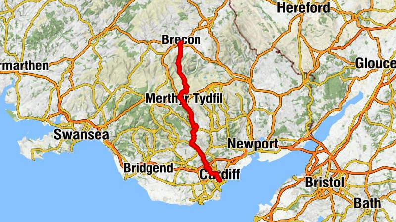 Brecon - Bwlch ar y Fan - St Thomas the Apostle - Temperance Town