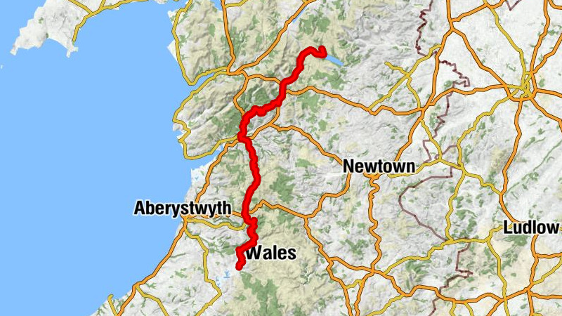 Pontrhydfendigaid - Cefn Llandybo - Ebenezer Chapel - Mawddwy
