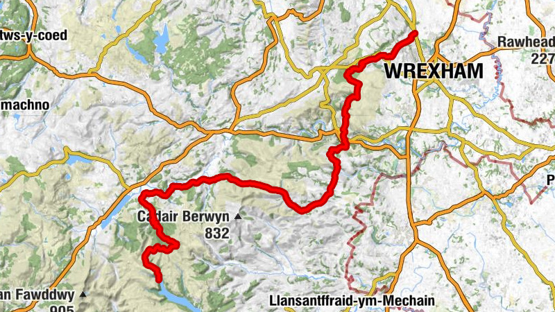 Llangywer - Pen Y Boncyn Trefeilw - Foel Cedig - Abermorddu