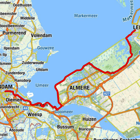 Lelystad - Herbergh de Echo - Ulu Camii Moskee - Amsterdam