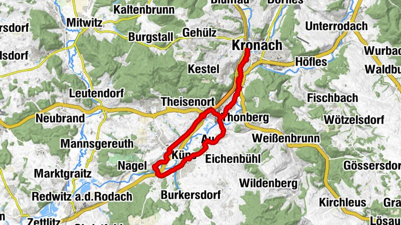 Kronach - Friedenskapelle - Zollscheer - St. Jakobikirche