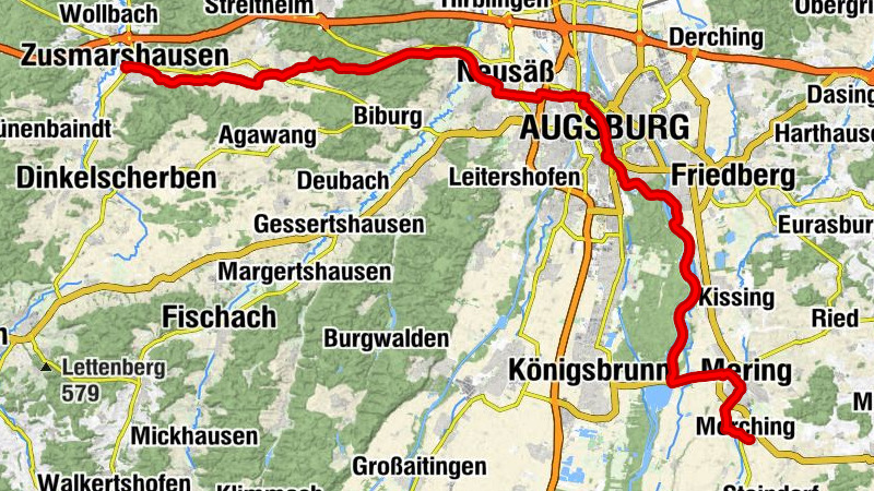 Zusmarshausen - St. Franz Xaver - St. Wendelin-Kapelle - Landgasthof Aumiller