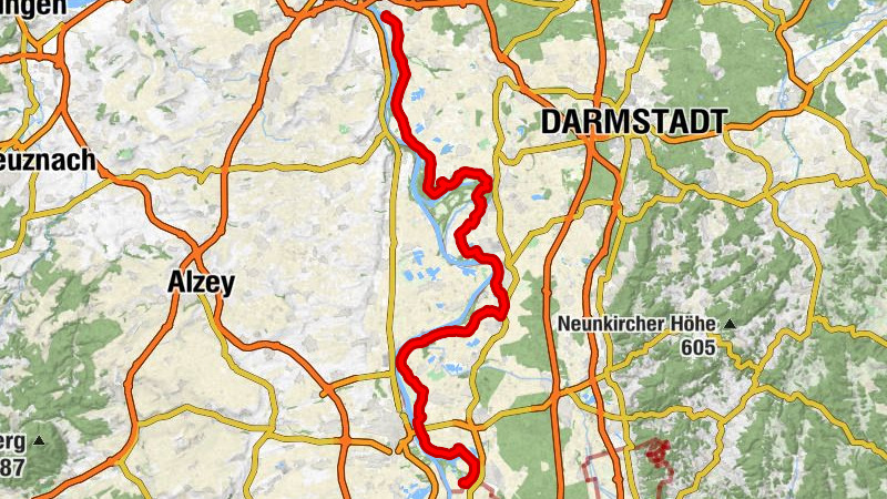Evangelische Kirche Ginsheim - Altrheinschänke - Gernsheim - Im Schwarzwald