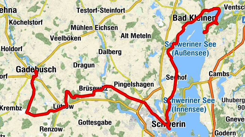 Gadebusch - Stadtkirche St. Jakobus und St. Dionysius - Hütterberg - Flessenow