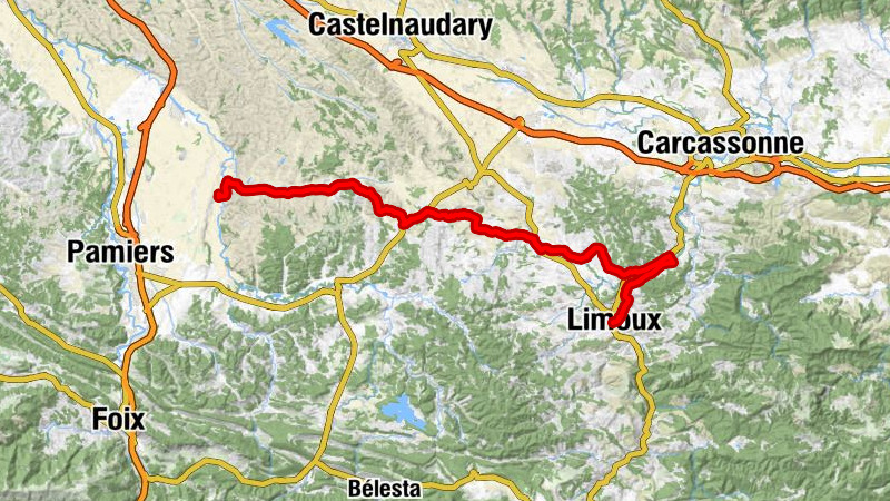 Limoux - Église Saint-Étienne - Pech de la Serre - Gaudiès