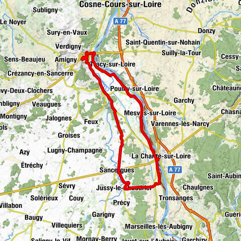 Faubourg de Loire - Église Saint-Baudel - Église Saint-Martin - La Charité-sur-Loire