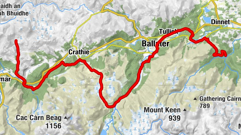 Aberdeenshire - Inchmarnoch - Cambus o' May - Ballater