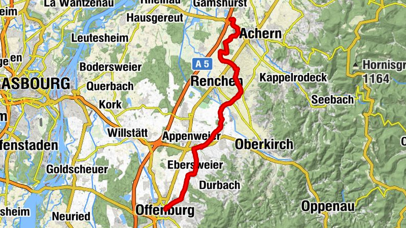 Offenburg - Tenne - Achern - Haus am See