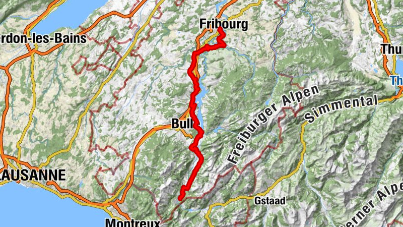 Fribourg - Eglise Morlon - Église paroissiale Saint-Martin - Montbovon