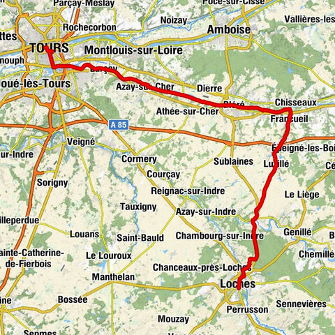 Vieux Tours - Église Sainte-Luce - Collégiale Saint-Ours - Loches