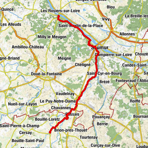 Restaurant des Dames Barrau - Église Saint-Vétérin - Église Notre-Dame de Cunault - Les Planches