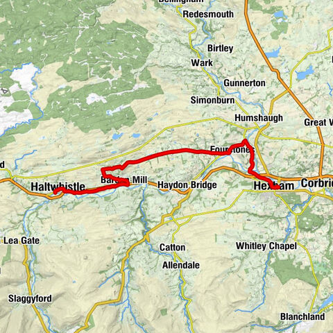 Haltwhistle - All Hallows Henshaw - St Peter - Hexham