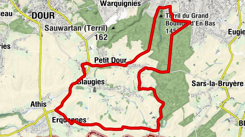 Brasserie de Blaugies - Église Saint-Ghislain - Église Saint-Joseph - Terril