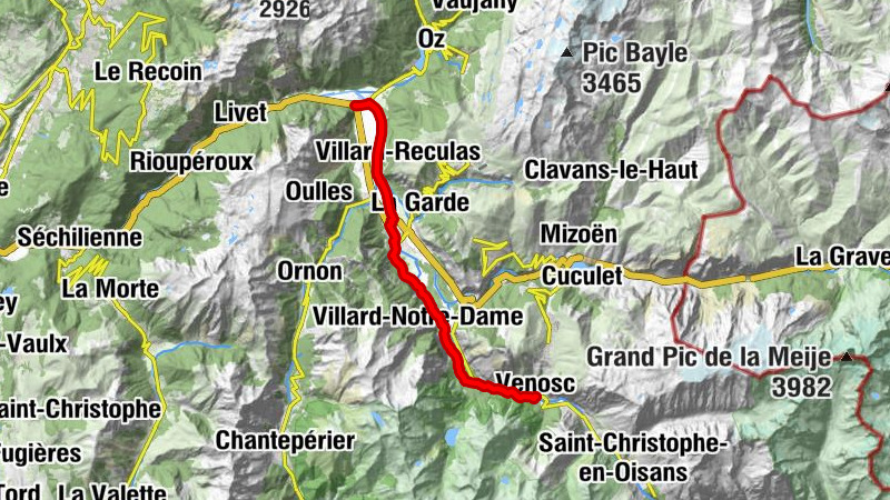 Venosc - Les Ougiers - Rochetaillée